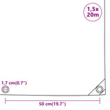 Tarpaulin 650 g/m 1.5x20 m 151361