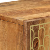 Highboard 40x33x110 cm Solid Wood Mango 358313