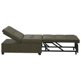 Sofa Bed Army Green 194 x 67 x 82 cm Huahua Fabric 42008606