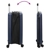 Suitcase Folding Dark blue 43 x 27 x 66 cm ABS Plastic 42006243