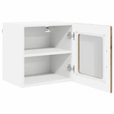 Wall Glass Cabinet PORTO 2 pcs Artisan Oak 40 x 31 x 40 cm 885204