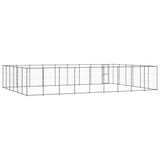 Outdoor Dog Kennel Steel 65.34 m 3082326