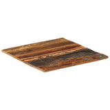 Table Top Multicolour Solid reclaimed wood 60x60 cm 286041