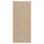 ZNTS Rug ZIZUR 80x200 cm Jute Look Indoor and Outdoor 4006151