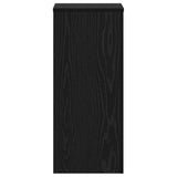 Plant Stand 2 pcs Black Oak 30 x 30 x 70 cm Engineered Wood 869232