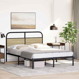 Bed Frame Without Mattress 120x190 cm Small Double Sonoma Oak Engineered Wood 4100255