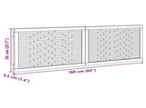 Bed Headboard Natural Solid Teak Wood 42024574