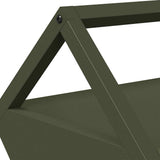 Livestock Feeding Trough Olive Green 111 x 76 x 38 cm 874661