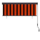 145978 Outdoor Roller Blind 160x250 cm Orange and Brown