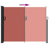 ZNTS Retractable Side Awning Terracotta 160x600 cm 4004528