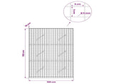Gabion with 5 mm Wire and 5x5 cm Mesh 100x10x150 cm 3463988