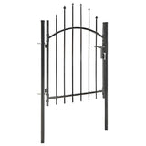 Garden Gate Woerden Steel 1x1 m Black 143058
