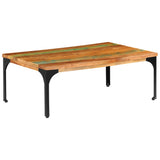 Coffee Table 100x60x35 cm Solid Reclaimed Wood 247322