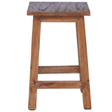 Stool Natural 30 x 30 x 47 cm Mahogany Wood 42012390