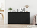 Sideboard Black 102 x 29.5 x 75 cm Engineered wood 862084