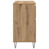 Sideboard Artisan Oak 60 x 35 x 70 cm Engineered Wood and Iron 881733