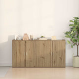 Sideboard 2 pcs Artisan Oak 79 x 38 x 80 cm Engineered Wood 3334309