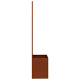 Garden Privacy Screen Rusty 50 x 32 x 150 cm Weathering steel 876461