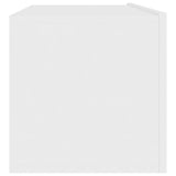 TV Cabinet White Engineered wood 100 cm x 30 cm x 30 cm Drop-Down 801481