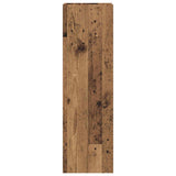 Plant Stand 2 pcs Old Wood 30 x 30 x 100 cm Engineered Wood 899575