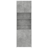 Highboard Concrete Grey 80x42.5x249 cm Engineered Wood 3281360
