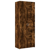 Storage Cabinet Smoked Oak 70x42.5x225 cm Engineered Wood 3281326
