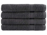 Premium Bath Towels "SOLUND" 4 pcs Anthracite 100x150 cm 600 gsm 137165