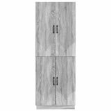 Cabinet Set 2 pcs Grey Sonoma Engineered Wood 3416787