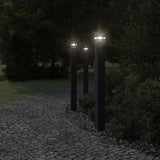 ZNTS Outdoor Floor Lamp with Sensor Black 110 cm Aluminium 4006403