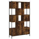 Bookcase Smoked Oak 102x28x172 cm Engineered Wood 3213659