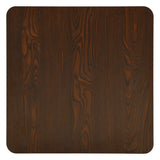Bistro Table Dark Ash 50x50x107 cm 321923