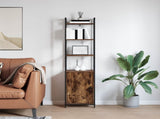 Book Cabinet Smoked Oak 40 x 24 x 161 cm Engineered Wood 883852