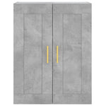 Highboard Concrete Grey 69.5x34x180 cm Engineered Wood 3199933