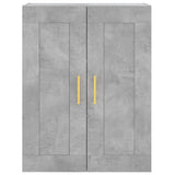 Highboard Concrete Grey 69.5x34x180 cm Engineered Wood 3199933