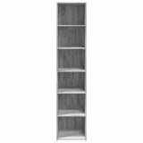 Highboard Grey Sonoma 40x41x185 cm Engineered Wood 3281671