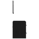 Bathroom Furniture Set with Drawer Black 41 x 38.5 x 48 cm 875694