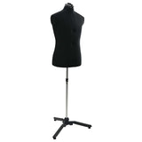 Adjustable Dress Form Male Manual Black 37.5-45.5 inch Fabric 42018612