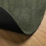 Rug HUARTE Short Pile Soft and Washable Forest Green 200 cm 375107