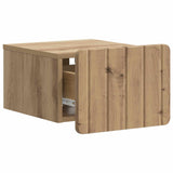 Wall-Mounted Bedside Cabinet 2 pcs Artisan Oak Engineered Wood 898274