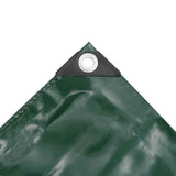 Tarpaulin 650 g/m 4x7 m Green 43826