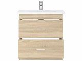 Bathroom Furniture Set Sonoma Oak 61 x 40 x 84.5 cm 3404368