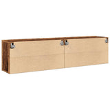 TV Cabinets Wall-mounted 2 pcs Old Wood 80x30x41 cm 857667