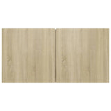 Hanging TV Cabinets 3 pcs Sonoma Oak 60x30x30 cm 804519