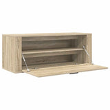 Wall Shoe Cabinet Sonoma Oak 100x35x38 cm Engineered Wood 821023