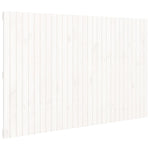 ZNTS Wall Headboard White 185x3x110 cm Solid Wood Pine 824964