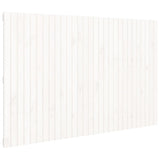 ZNTS Wall Headboard White 185x3x110 cm Solid Wood Pine 824964