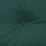 Back Pillow Dark Green 200 x 24 x 50 cm Fabric 42014591