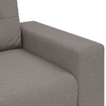 ZNTS 3 Piece Sofa Set with Cushions in Taupe Fabric 3324634