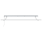 Awning Frame Retractable White 3.5 x 2 m Metal 42002550