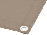 Balcony Screen Taupe 90x1000 cm 100% Polyester Oxford 4000244